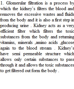 Exam 3 Urinary , fluid and acid base balance